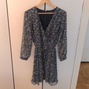 Short summer flower dress.